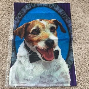 Jack Russel Garden Flag